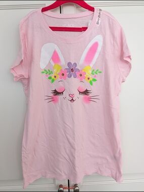 5/$35 The Children’s Place Bunny Graphic T-Shirt – Girls XL (14) NWT